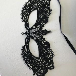 Masquerade Black Mask With Rhinestones